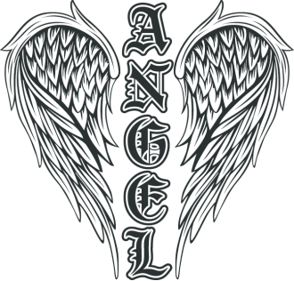 Samolepka Angel krídla