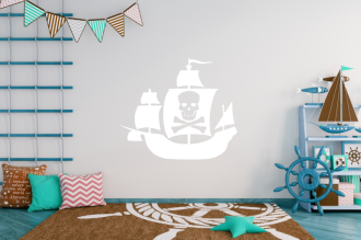 Samolepka Pirátska loď 2