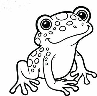 Samolepka Žaba