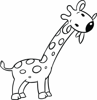 Roztomilá žirafa