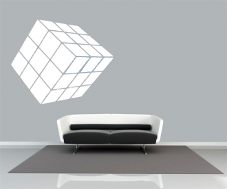 Samolepka Rubikova kocka
