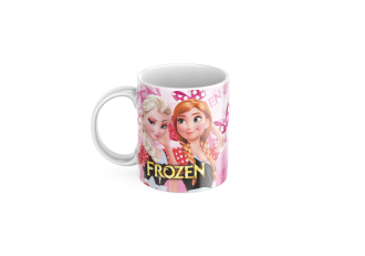 Plastový hrnček   Ľadové Králstvo Elsa a Anna