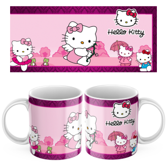 Plastový hrnček Hello Kitty