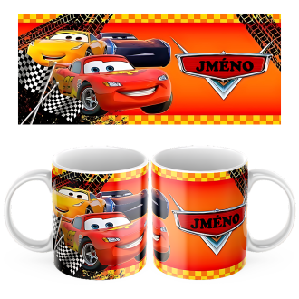 Keramický hrnček Cars s menom