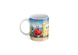 Keramický hrnček Spongebob a Priatelia