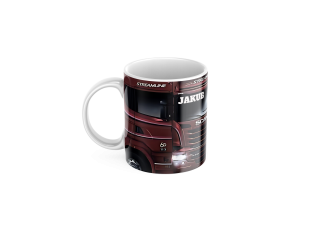 Keramický hrnček s motívom kamiónu Scania 2