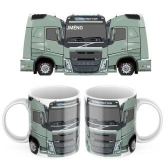 Keramický hrnček s motívom kamiónu Volvo