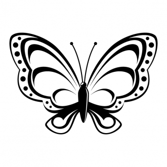 Samolepka Motýľ 2