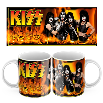 Keramický hrnček Kiss