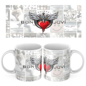 Keramický hrnček Bon Jovi