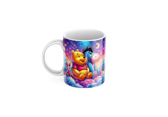 Keramický hrnček Medvedík Pooh a Ijaček