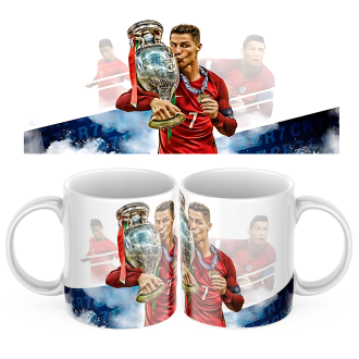 Keramický hrnček Ronaldo a Pohár