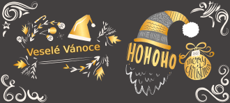 Keramický hrníček s nápisem Veselé Vánoce