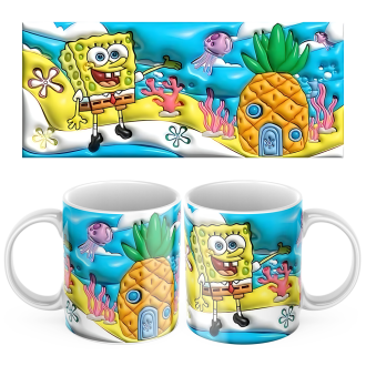 Keramický hrnček Spongebob