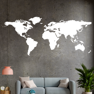 Samolepka Mapa sveta