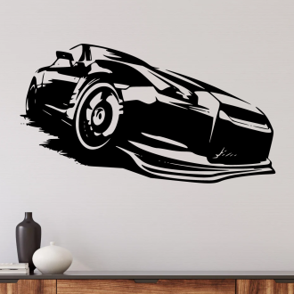 Samolepka Abstraktné auto