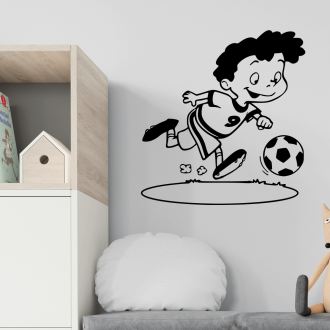 Samolepka Futbalista chlapček