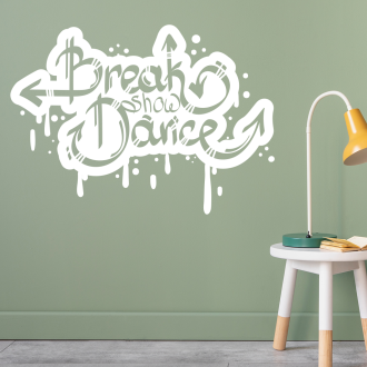 Samolepka Break dance show