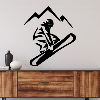 Samolepka Snowboardista