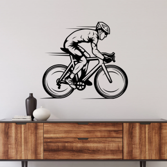 Samolepka Pretekár v cyklistike